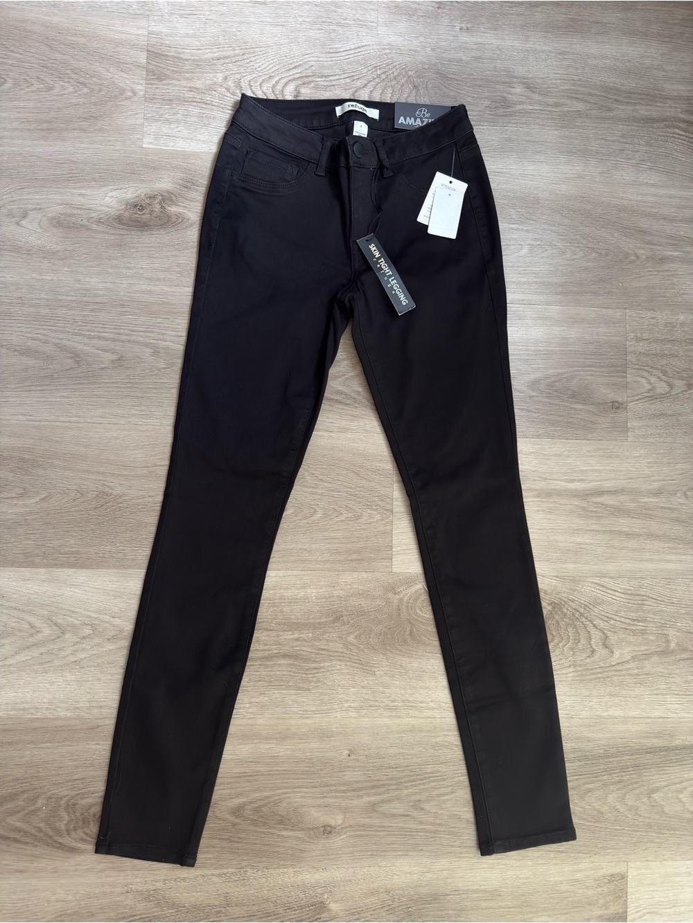 Refuge Skin Tight Legging Black Skinny Pants Jeans Size 2 NWT